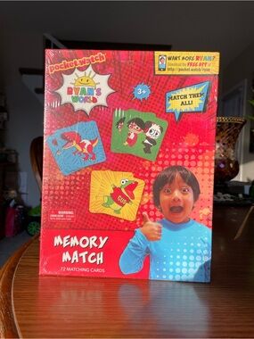Ryan’s world. Sealed Memory Match Kids Game